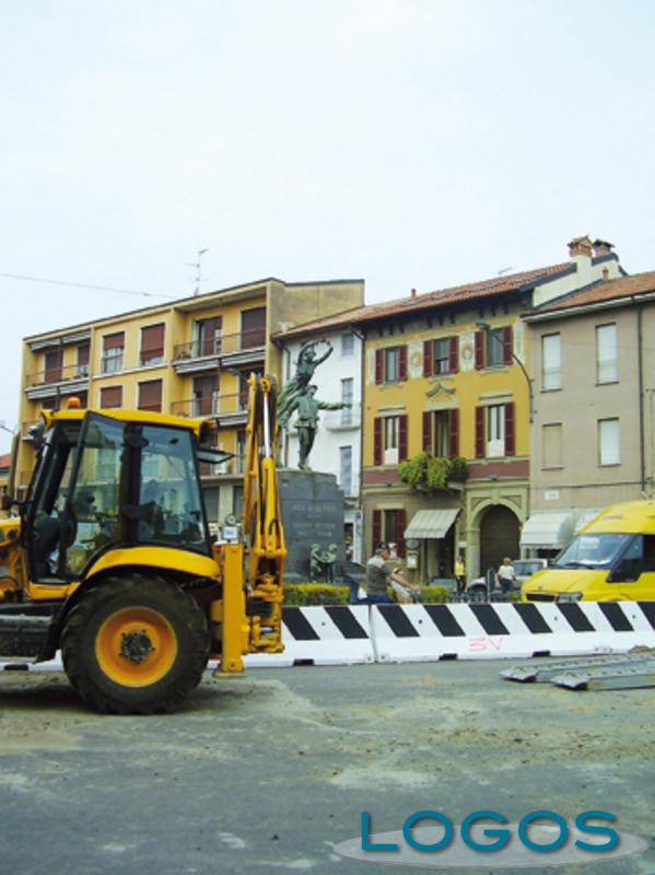 Inveruno - Cantieri in piazza San Martino