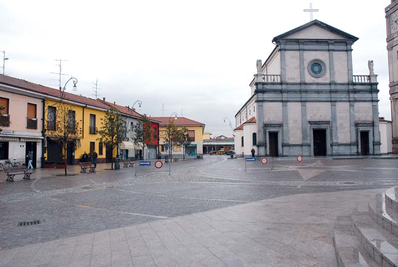 Piazza Libertà ad Arconate