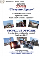 Decanato - Lancio dell'anno di Pastorale Giovanile