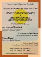 Conferenza - Centro Studi Giovanni Paolo II