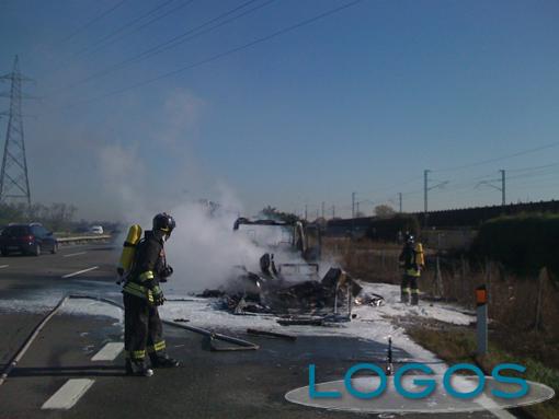 Vigili del fuoco al lavoro