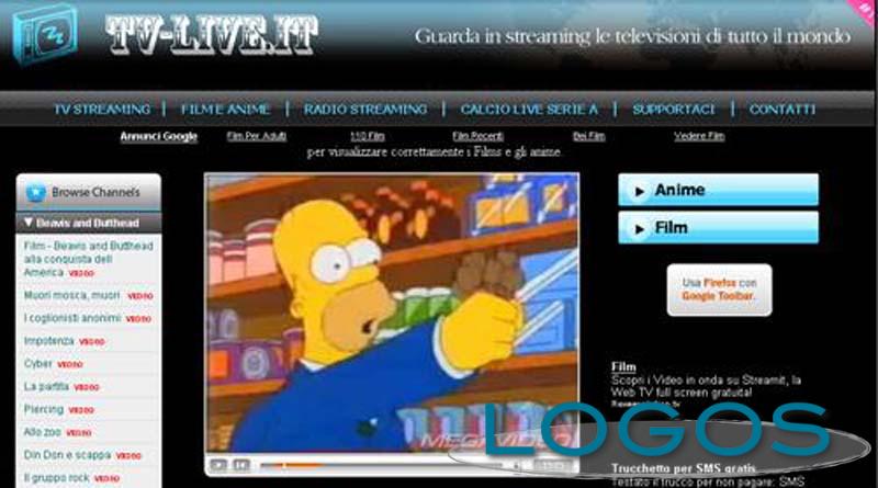 Attualità - Esempio di TV online (da internet)