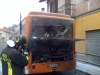 Castano Primo - Brucia autobus di linea