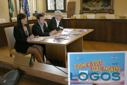 Territorio - Un momento della conferenza stampa a Castano Primo 