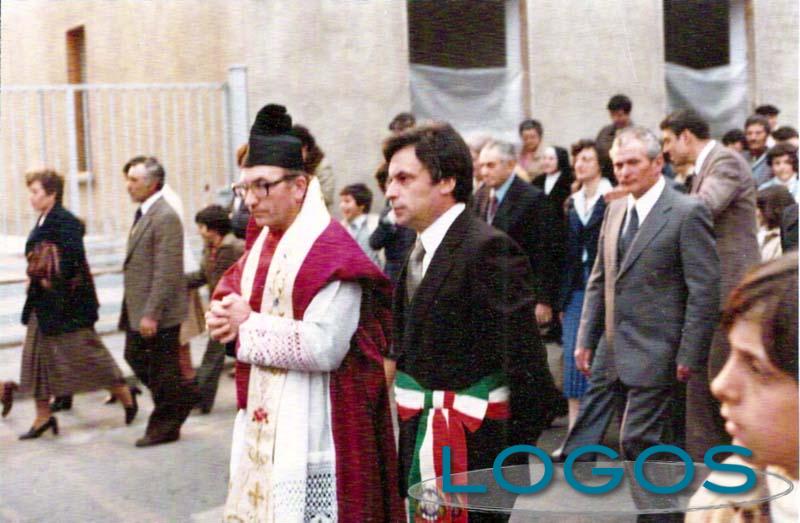 Cuggiono - Don Giuseppe Sala in ingresso a Cuggiono da parroco