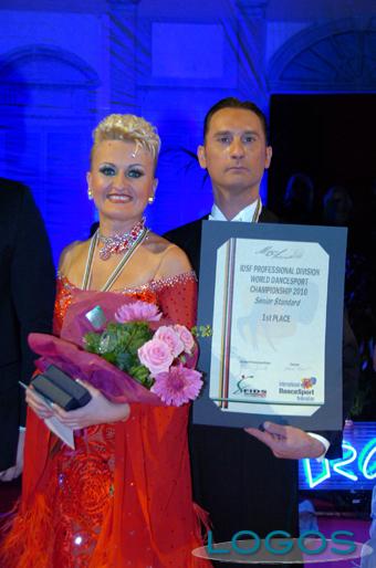 Turbigo - Sonia e Alberto durante la premiazione 