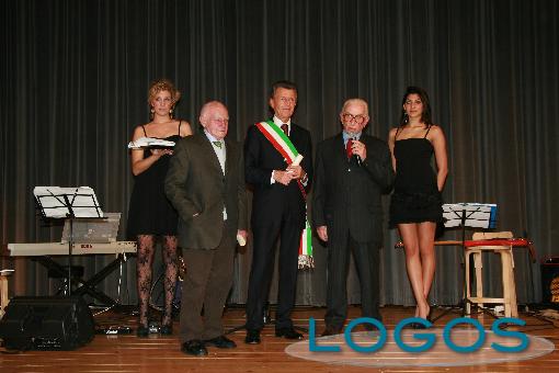 Castano Primo - Il sindaco Rudoni con Tacchi e Riva (Foto Guidolin)