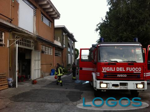 Buscate - Incendio in conceria
