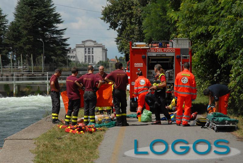 Turbigo/Robecchetto - Sul posto diversi mezzi di soccorso