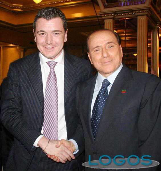 Rubriche Politiche - Alessandro Colucci con il presidente Silvio Berlusconi