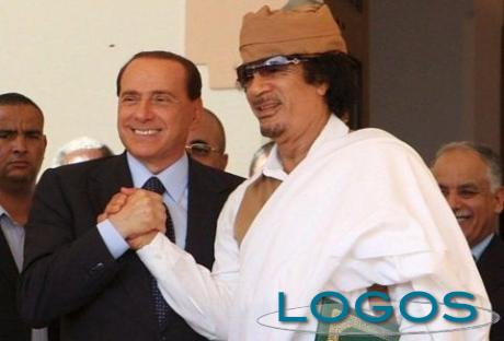 Attualità - Berlusconi e Gheddaffi (da internet)