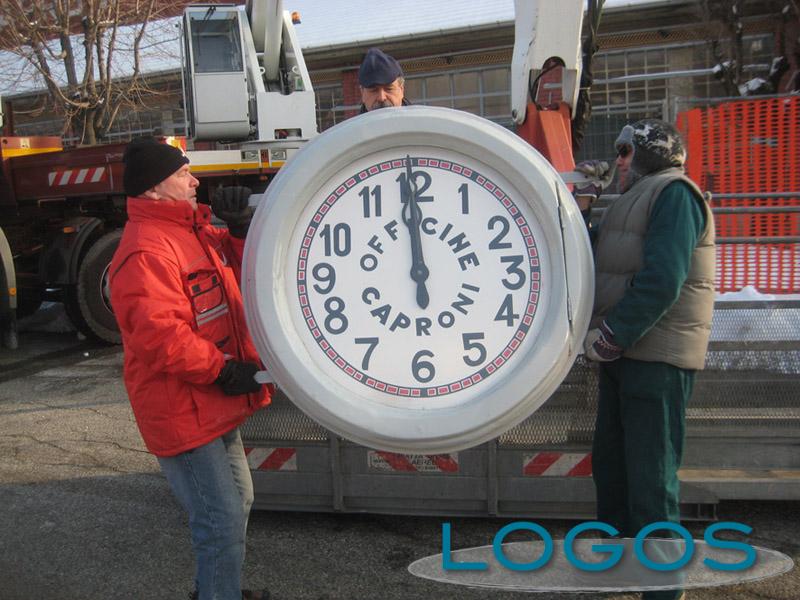 Malpensa - A Volandia lo storico orologio 'Caproni'