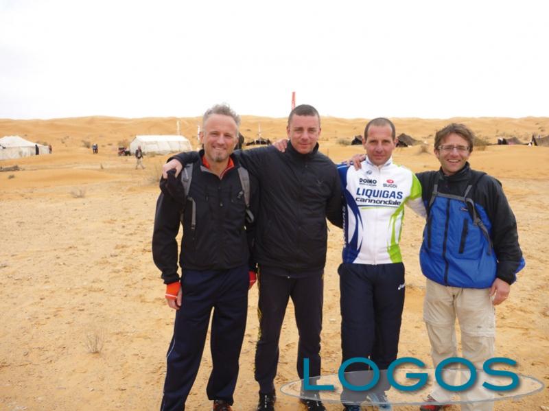 Turbigo - Giorgio Durante in corsa nel deserto