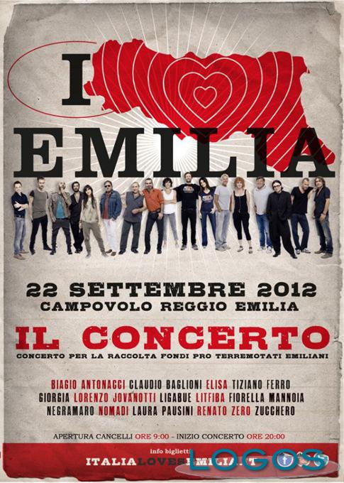 Musica - Italia Loves Emilia, locandina ufficiale