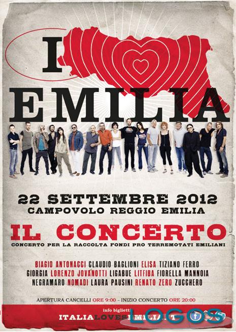 Musica - Italia Loves Emilia, locandina ufficiale