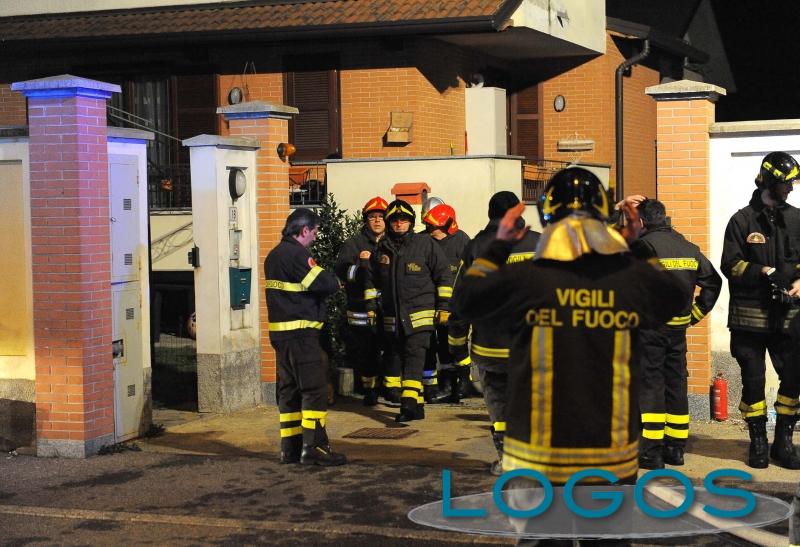 Casorezzo - Incendio in casa: due morti (Foto Pubblifoto)