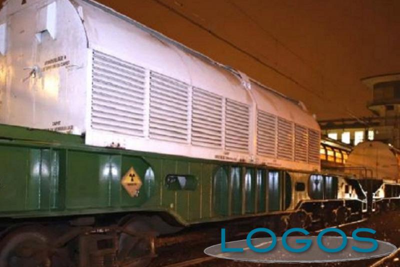 Novara - Il treno 'radioattivo'