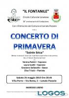 Lonate Pozzolo - Concerto di Primavera 2013, la locandina
