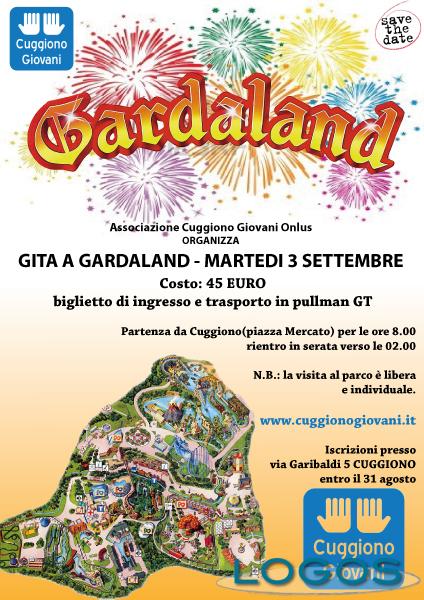Cuggiono - Gita a Gardaland di Cuggiono Giovani 2013, locandina