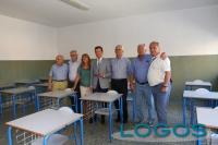 Castano Primo - Le autorità in visita alla scuola Media4