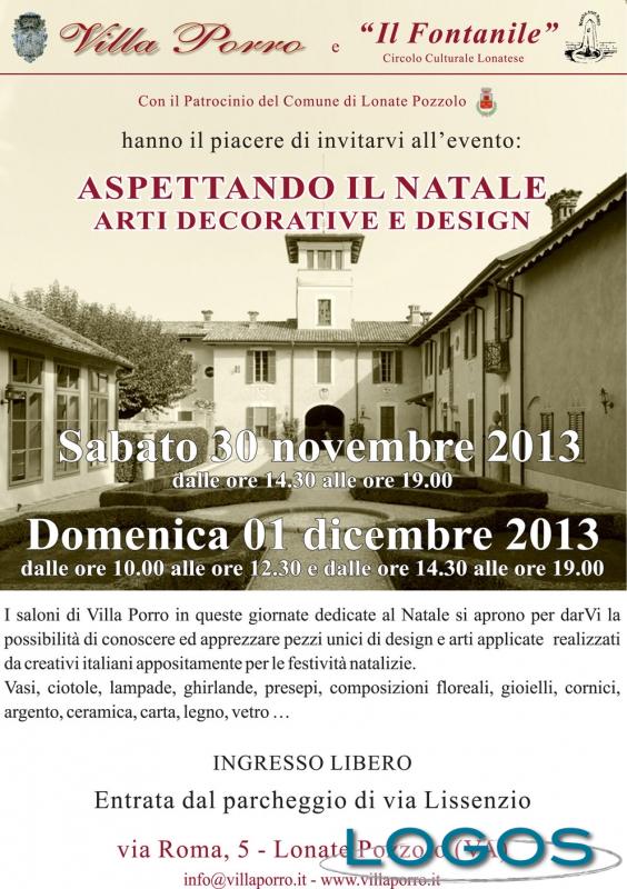 Lonate Pozzolo - Arti decorative e design in villa Porro (la locandina)