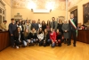 Castano Primo - Gli studenti alla premiazione (Foto Franco Gualdoni)