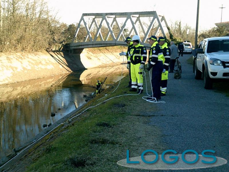 Castano Primo - La Protezione Civile durante le operazioni di recupero