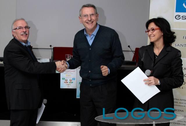 Turbigo - Renzo Zannardi con don Bruno Maggioni