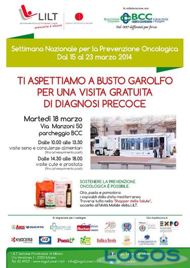 Busto Garolfo - Prevenzione Oncologica il 18 marzo 2014