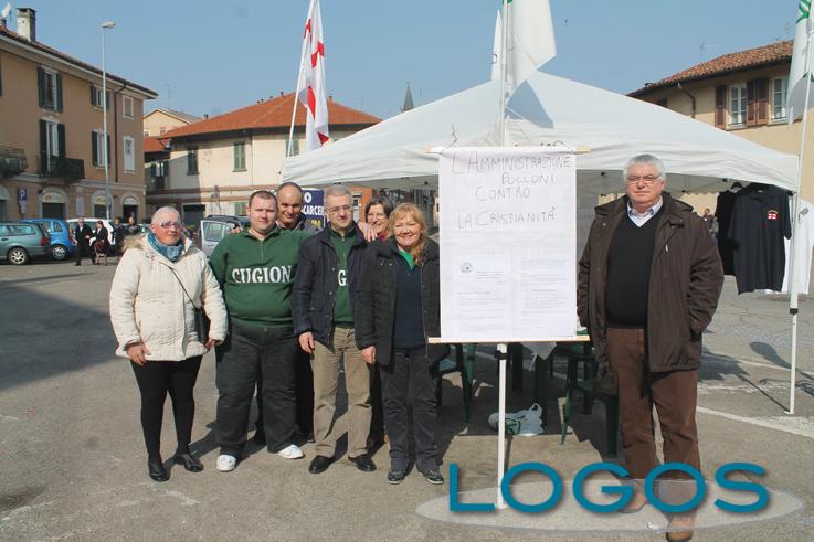 Cuggiono - Lega Nord in piazza, marzo 2014