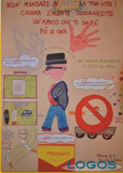 Busto Garolfo/Salute - Campagna di prevenzione contro il fumo, il manifesto