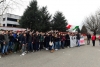 Castano Primo - Gli studenti durante il presidio del 2 marzo scorso