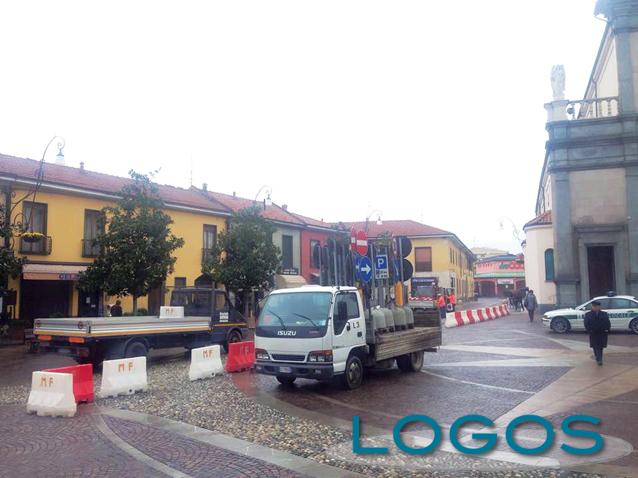 Arconate - Piazza Libertà riapre al traffico veicolare
