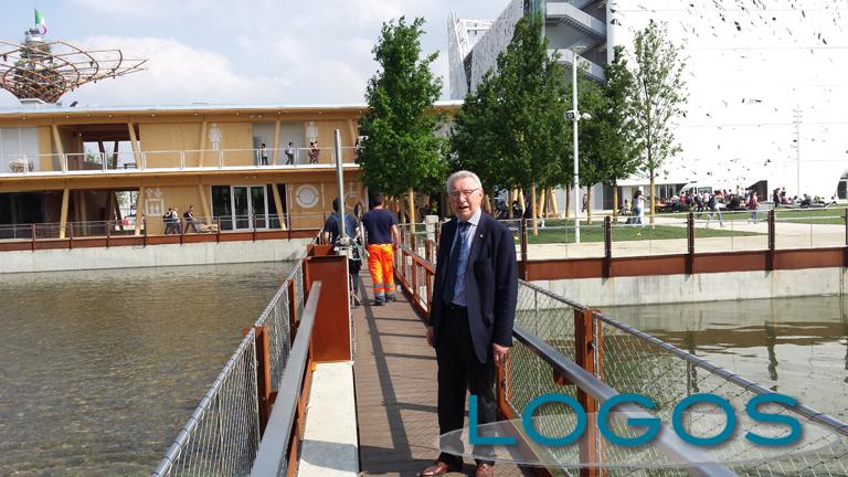 Expo 2015 - Il presidente del Consorzio, Folli, in visita a Expo