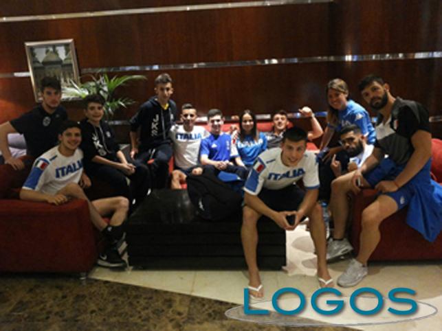 Castano Primo - Gli atleti del JKS con la Nazionale Italiana