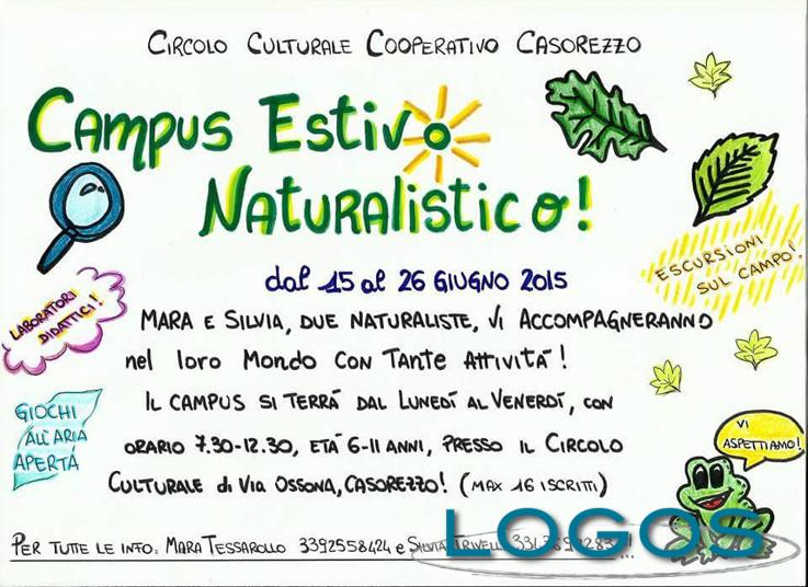 Casorezzo - Campus Estivo Naturalisto, il volantino