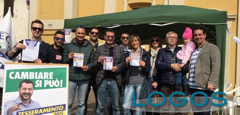 Castano Primo - Il gruppo della Lega Nord (Foto facebook) Castano Primo - Il gruppo della Lega Nord (Foto facebook)