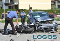 Buscate/Castano Primo - I carabinieri sul luogo dell'incidente per i rilievi