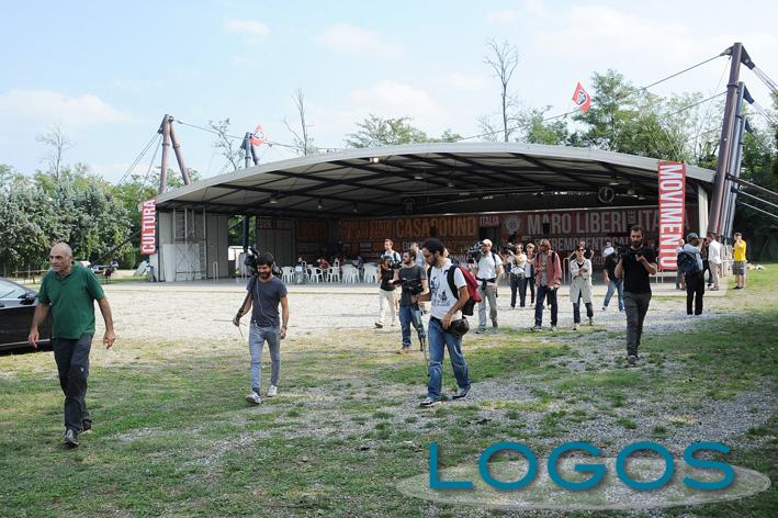 Castano Primo - CasaPound in tensostruttura