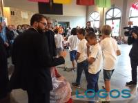 Castano Primo - Tanti ragazzi ad accogliere il Cardinale