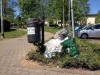 Magnago - Abbandono dei rifiuti attorno ai cestini (Foto internet)