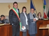 Castano Primo - Alfonso Gaiera col sindaco Pignatiello e la giovane studentessa Marta Pozzoni
