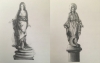 Turbigo - I due bozzetti delle statue della Madonna della Luna