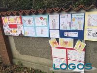 Castano Primo - I messaggi di solidarietà comparsi alla ghiacciaia