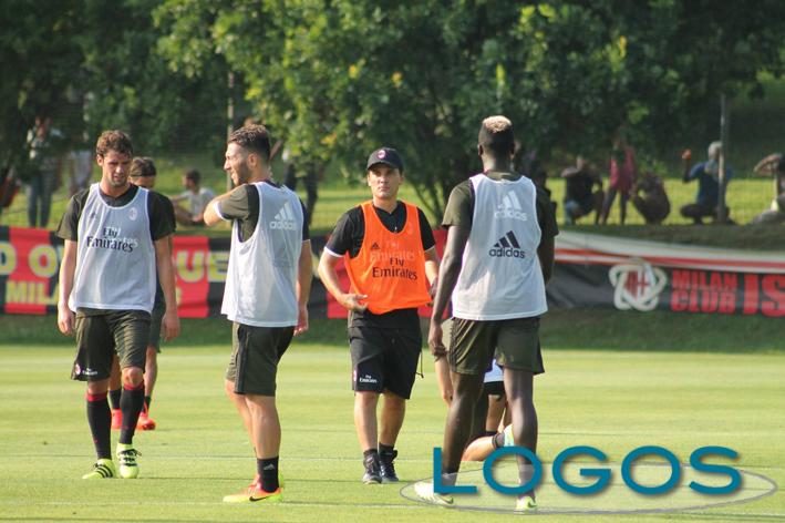 Sport - Mister Montella durante un allenamento