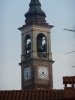 Cuggiono - L'orologio sul campanile della basilica di San Giorgio