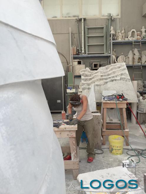 Turbigo - Studenti al lavoro per la statua Turbigo - Studenti al lavoro per la statua