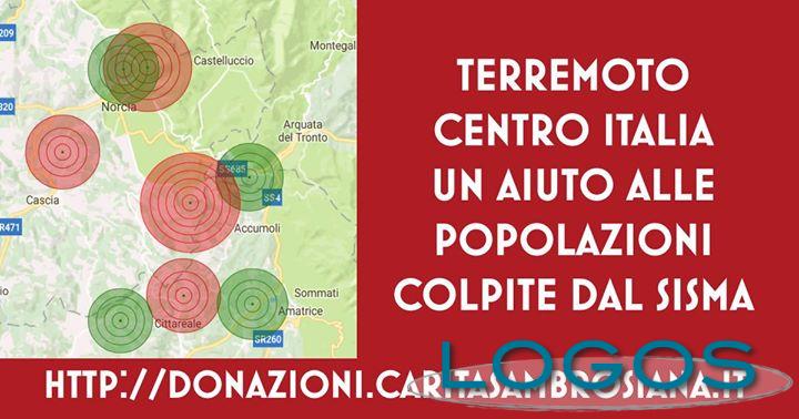 Attualità - Terremoto in Centro Italia, la raccolta fondi di Caritas