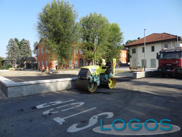 Cuggiono - Area parcheggio Palazzo Kuster, gli ultimi interventi