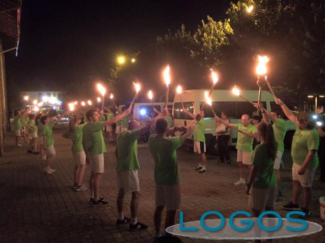 Nosate - L'arrivo della Fiaccolata